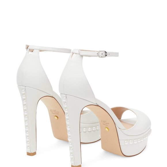 DISCOPLATFORM PEARL SANDAL - Stuart Weitzman - NEW NEVER USED - Picture 4 of 4